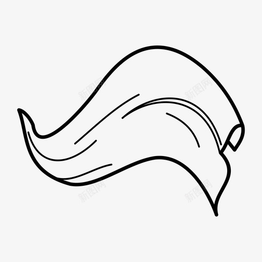 飘布窗帘轻质图标svg_新图网 https://ixintu.com 材质 柔软 窗帘 轻质 风 飘布