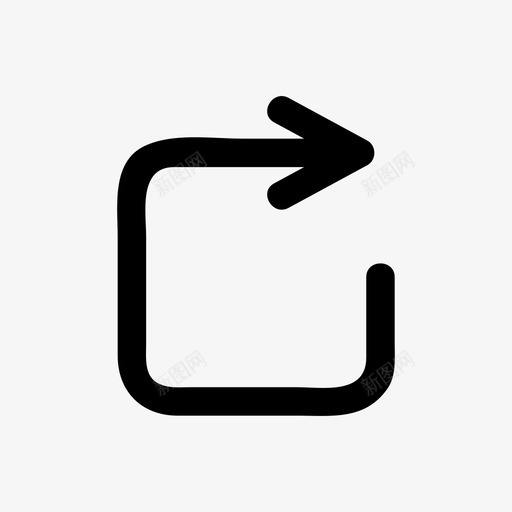 箭头方向重做图标svg_新图网 https://ixintu.com 方向 旋转 箭头 箭头线 重做