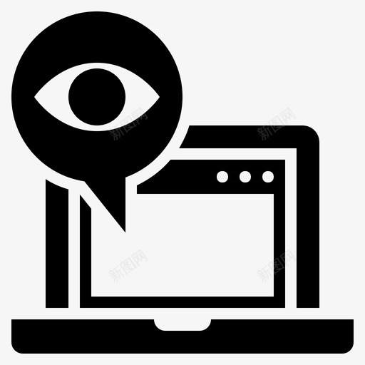 在线隐私隐姓埋名笔记本电脑图标svg_新图网 https://ixintu.com 在线隐私 私人浏览 笔记本电脑 隐姓埋名