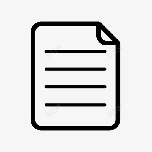 折叠纸张办公室学校图标svg_新图网 https://ixintu.com 办公学校图标集 办公室 学校 工作 折叠纸张