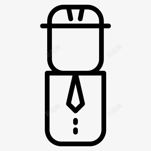 工程师化身人物图标svg_新图网 https://ixintu.com 人物 化身 工程师