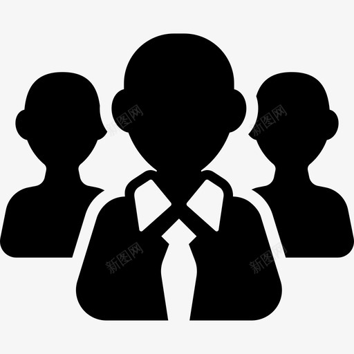 带领带的老板人扩展用户界面图标svg_新图网 https://ixintu.com 人 带领带的老板 扩展用户界面