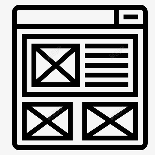 网站布局网页网页开发图标svg_新图网 https://ixintu.com 网站布局 网站设计 网页布局 网页开发 网页设计