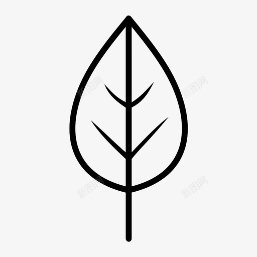 树叶瀑布森林图标svg_新图网 https://ixintu.com 树叶 森林 瀑布 花园 院子
