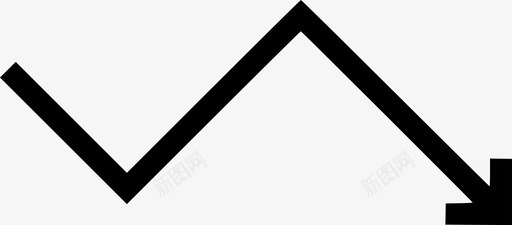 折线图股票趋势图标svg_新图网 https://ixintu.com 折线图 股票 股票和金融 趋势