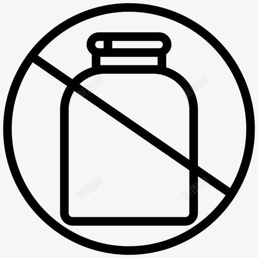 无乳制品膳食乳糖图标svg_新图网 https://ixintu.com 乳糖 无乳制品 牛奶 膳食 饮食和配料