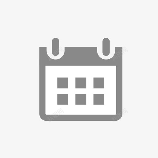 时间选择svg_新图网 https://ixintu.com 时间选择 填充 简约 圆润 单色
