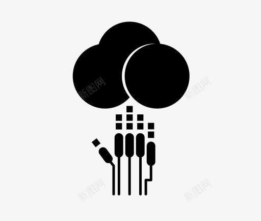 人工智能为每个人技术图标svg_新图网 https://ixintu.com 人工智能为每个人 技术