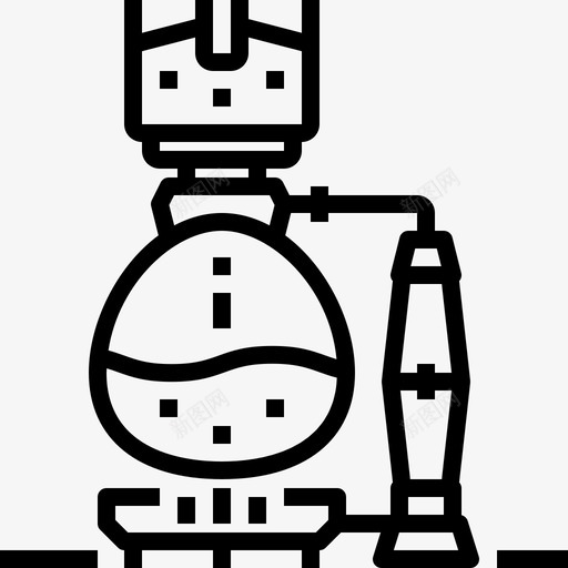 虹吸管咖啡饮料图标svg_新图网 https://ixintu.com 咖啡 咖啡元件 咖啡机 机器 虹吸管 饮料