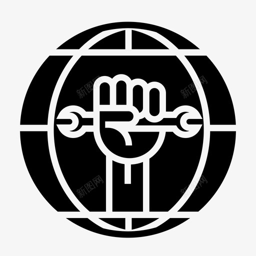 国际劳工节国际日国际日字形图标svg_新图网 https://ixintu.com 国际劳工节 国际日 国际日字形图标