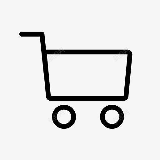 购物车结账零售图标svg_新图网 https://ixintu.com 电子商务零售网上购物 结账 购物车 零售