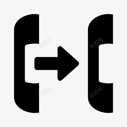 未接电话掉线失踪图标svg_新图网 https://ixintu.com 失踪 掉线 未接电话