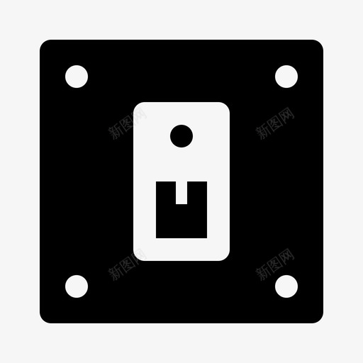 开关关开图标svg_新图网 https://ixintu.com 关 家用电器标志符号 开 开关