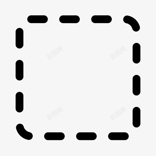选择裁剪虚线方块图标svg_新图网 https://ixintu.com 变换 清晰的界面 虚线方块 裁剪 选择 高亮