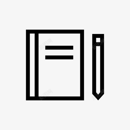 笔记本办公室文件室图标svg_新图网 https://ixintu.com 办公室 文件室 笔记本