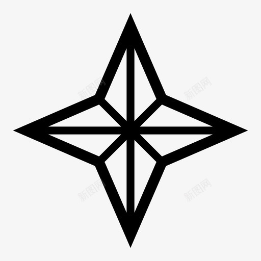 星星夜晚忍者之星图标svg_新图网 https://ixintu.com shuriken 夜晚 尖星 忍者之星 星光 星星