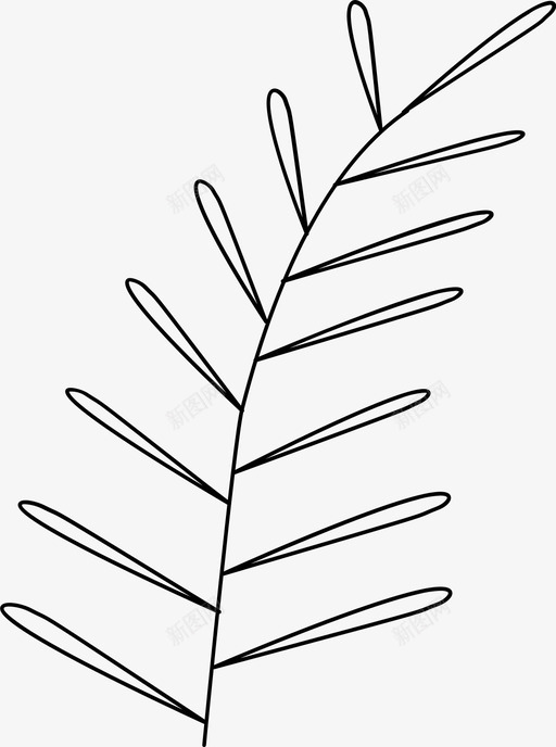 植物树枝绿色植物图标svg_新图网 https://ixintu.com 叶子 树枝 植物 绿色植物 自然
