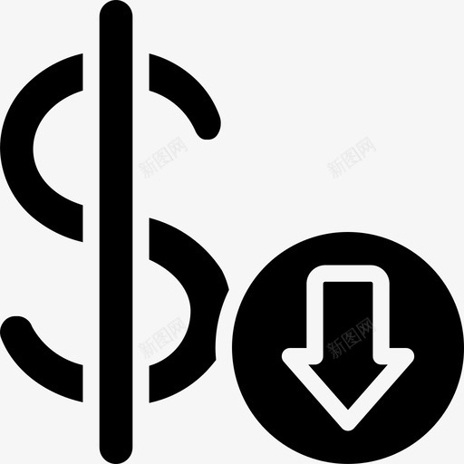 美元汇率银行业货币图标svg_新图网 https://ixintu.com 美元汇率 货币 金融 银行业 银行业稳健