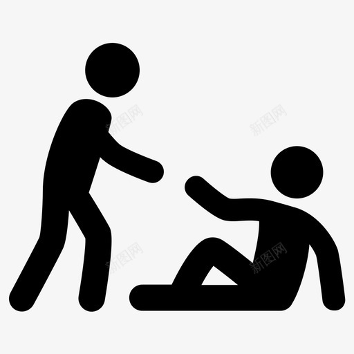 扶倒图标svg_新图网 https://ixintu.com 倒 扶