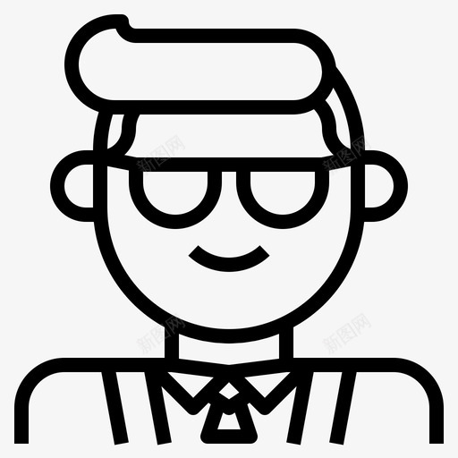 经理化身老板图标svg_新图网 https://ixintu.com 企业管理大纲 化身 商人 教授 经理 老板
