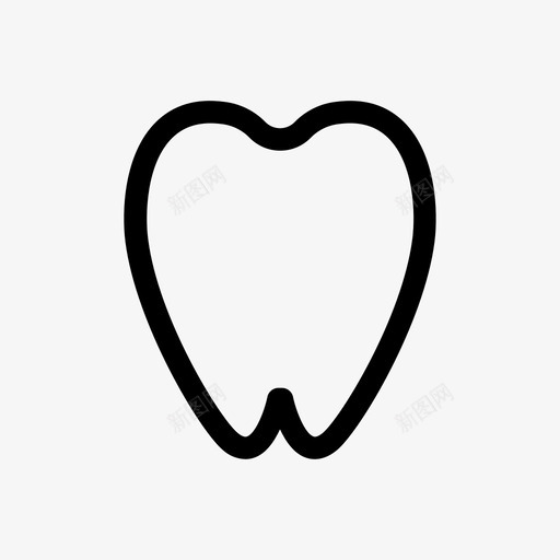牙齿器官图标svg_新图网 https://ixintu.com 器官 牙齿