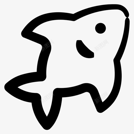 鱼海鱼墨水精华卷3图标svg_新图网 https://ixintu.com 墨水精华卷3 海鱼 鱼
