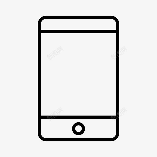 ipad硬件平板电脑图标svg_新图网 https://ixintu.com ipad 平板电脑 技术 硬件