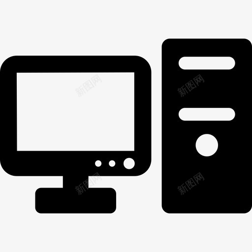 办公电脑技术扩展用户界面图标svg_新图网 https://ixintu.com 办公电脑 扩展用户界面 技术