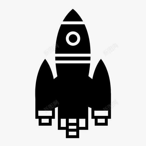 火箭导弹科学家图标svg_新图网 https://ixintu.com 太空图标固体 导弹 火箭 科学家 起飞 飞船