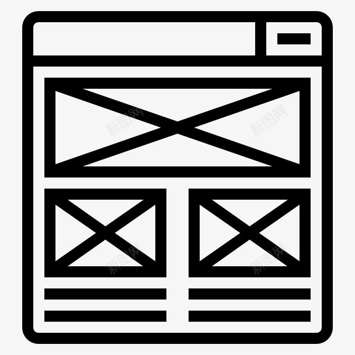 网站布局网页网页开发图标svg_新图网 https://ixintu.com 网站布局 网站设计 网页布局 网页开发 网页设计
