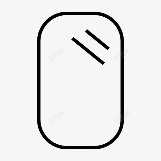 镜子玻璃外观图标svg_新图网 https://ixintu.com 光学 反光 外观 客厅装饰 玻璃 镜子