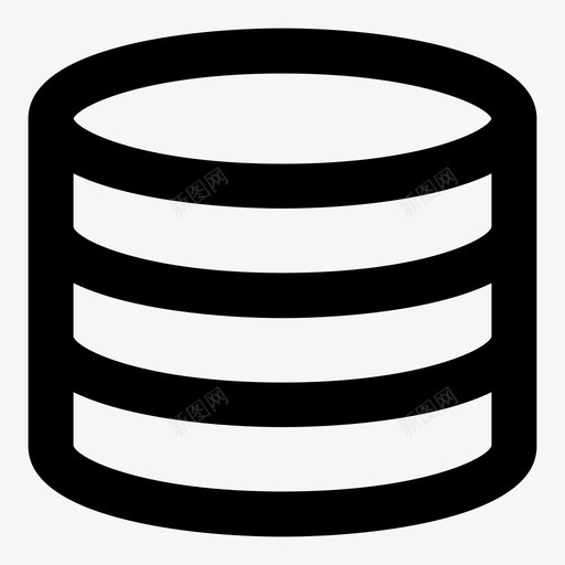 存储数据数据库图标svg_新图网 https://ixintu.com ui02用户 堆栈 存储 数据 数据库
