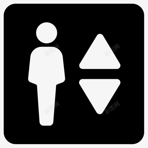 电梯大楼图标svg_新图网 https://ixintu.com 大楼 电梯