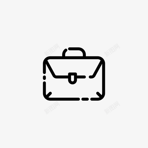 公文包商务工作图标svg_新图网 https://ixintu.com 公文包 办公室 商务 工作 通用工作和办公室图标