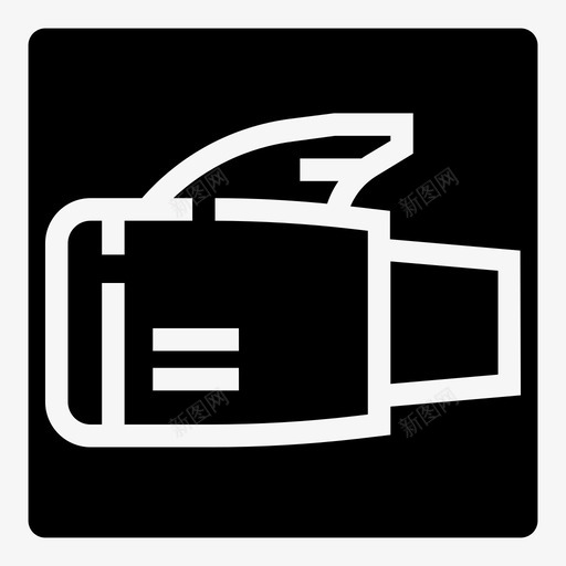飞机引擎发动机涡轮机图标svg_新图网 https://ixintu.com 发动机 机场标志飞机实心 涡轮机 飞机引擎