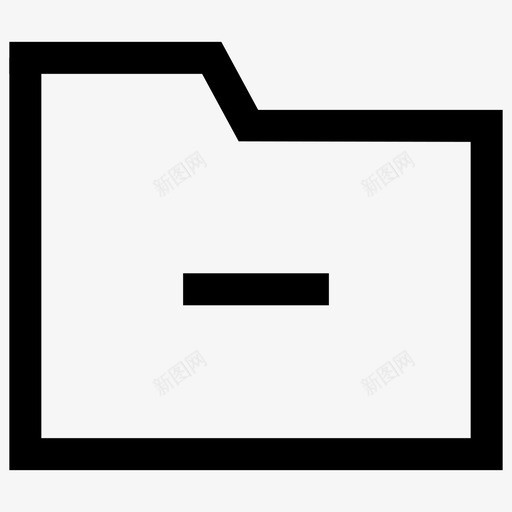 隐藏文件夹删除材料标图标svg_新图网 https://ixintu.com 删除 材料设计图标 隐藏文件夹