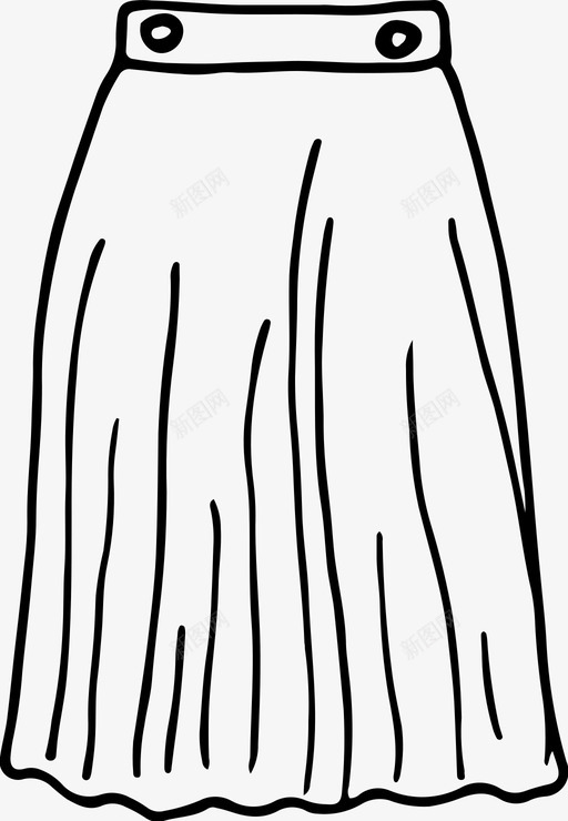采购产品裙子衣服时尚图标svg_新图网 https://ixintu.com 女装 时尚 衣服 衣柜 采购产品裙子 风格