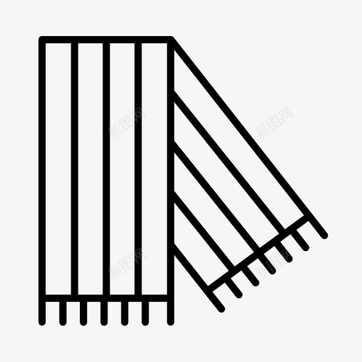 采购产品围巾配件时装图标svg_新图网 https://ixintu.com 冬季 时装 衣柜 配件 采购产品围巾