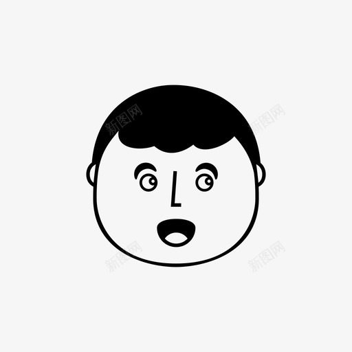 性格身材快乐图标svg_新图网 https://ixintu.com 快乐 性格 男人 身材