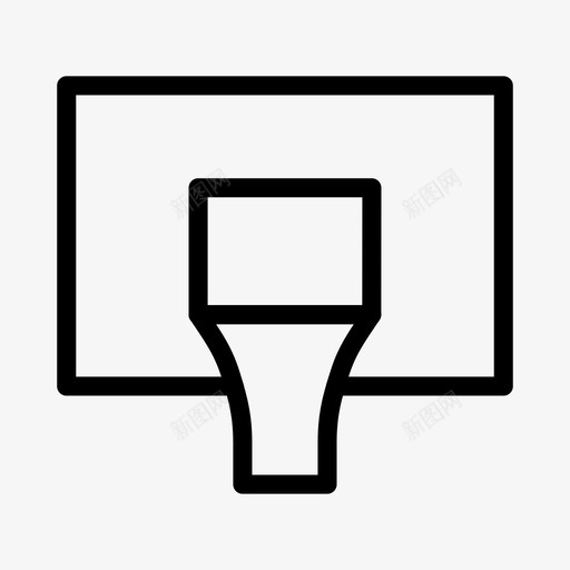 篮球游戏场地图标svg_新图网 https://ixintu.com 体育 体育奖励线图标 场地 游戏 篮球 运动