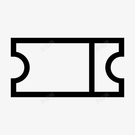 票电影票脆图标svg_新图网 https://ixintu.com 电影票 票 脆
