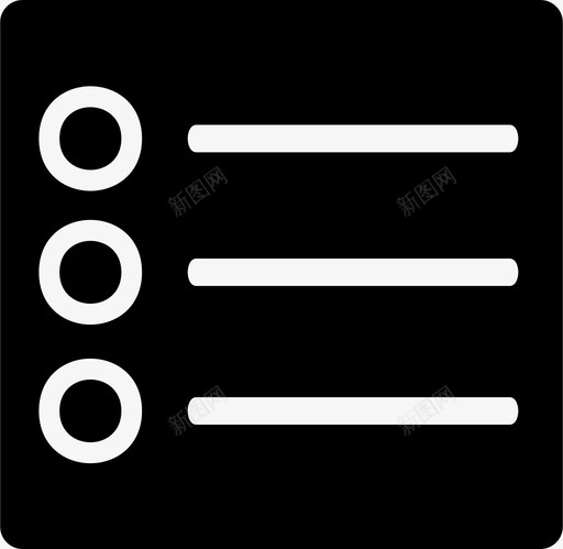 项目符号列表接受批准图标svg_新图网 https://ixintu.com 完成 批准 接受 选择 项目符号列表 验证