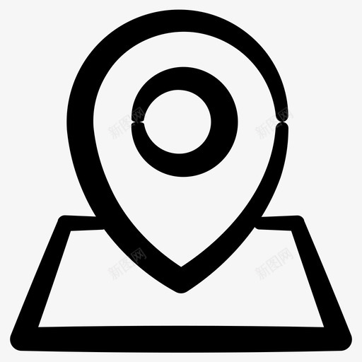 导航导航系统定位图标svg_新图网 https://ixintu.com inkyessentials第一卷 定位 导航 导航系统
