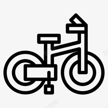 自行车春天图标图标