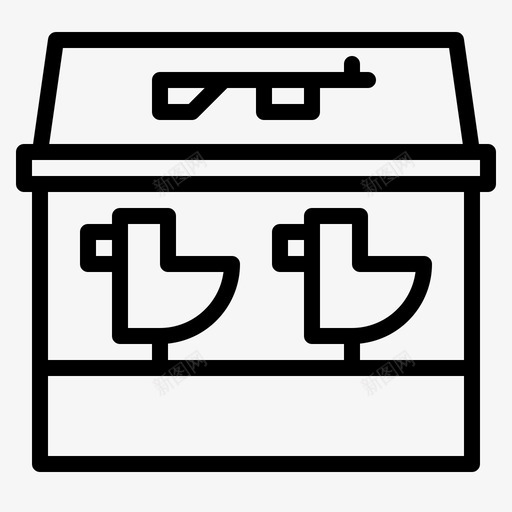 射击鸭子游乐园猎鸭图标svg_新图网 https://ixintu.com 射击鸭子 游乐园 猎鸭