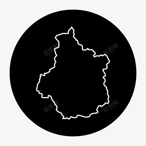 法国地区地图法国卢瓦尔中心地区地图图标svg_新图网 https://ixintu.com 法国卢瓦尔中心地区地图 法国地区地图