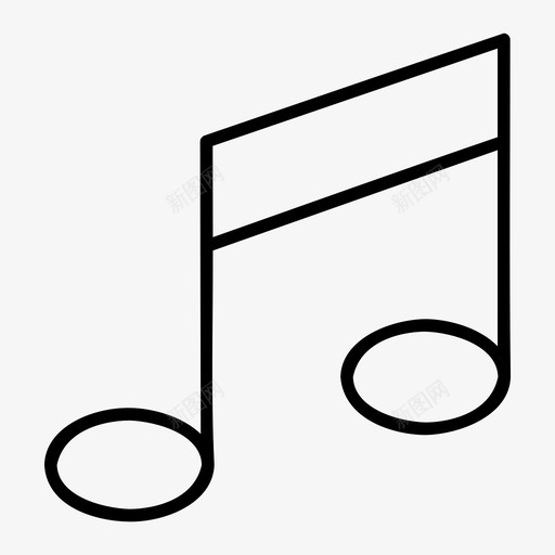 音符和声旋律图标svg_新图网 https://ixintu.com 和声 旋律 音符 音阶 音高