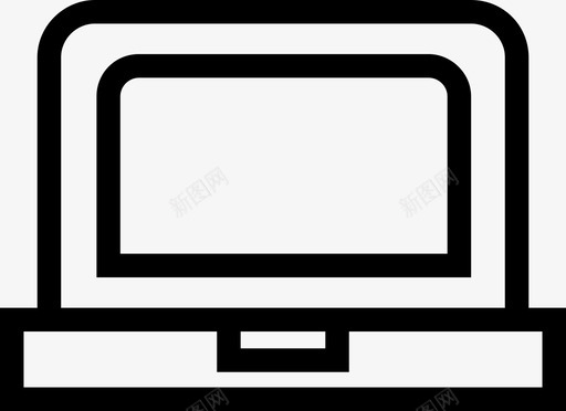 笔记本电脑设备小工具图标svg_新图网 https://ixintu.com 个人电脑 小工具 显示器 笔记本电脑 设备