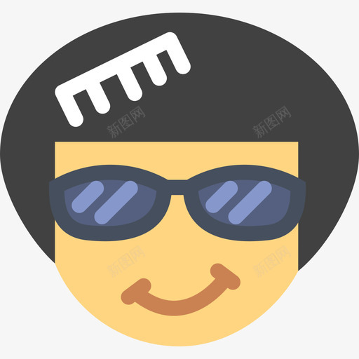 afrosvg_新图网 https://ixintu.com afro 表情 可爱