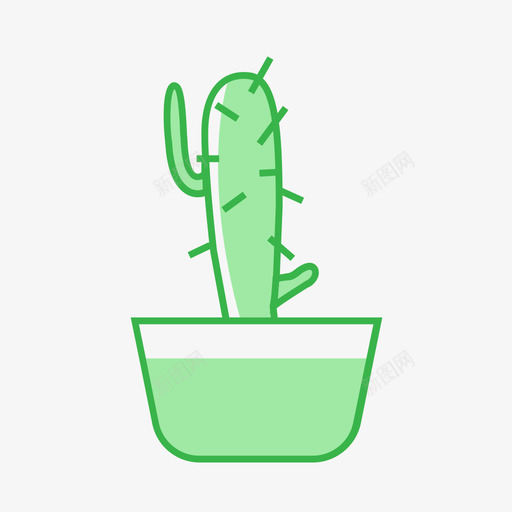 仙人球3svg_新图网 https://ixintu.com 仙人球3